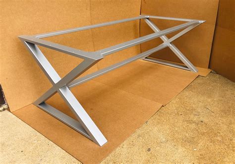 Design Dining Table Base X Style Super Heavy Duty Etsy