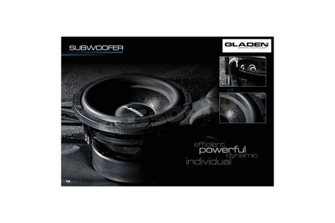 Gladen Rs Rb Dual Doppio Sub Cm In Box Subwoofer Subwoofer In