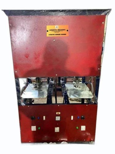 MS Paper Aaradhay Fully Automatic Dona Plate Making Machine 380 V At