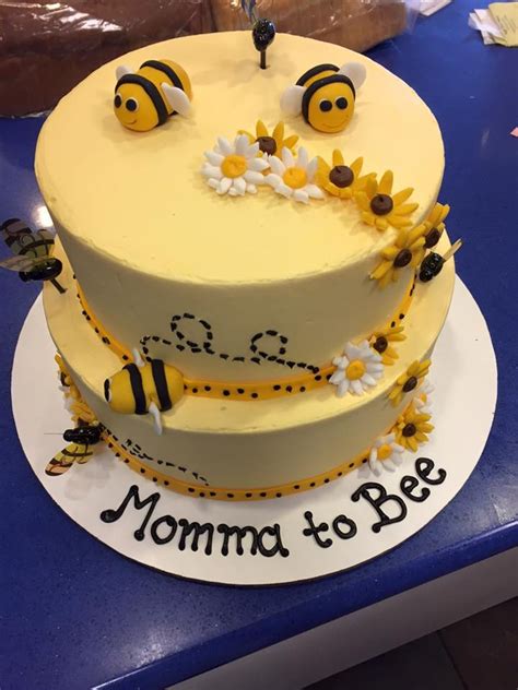 Bee Baby Shower Cake CakeCentral