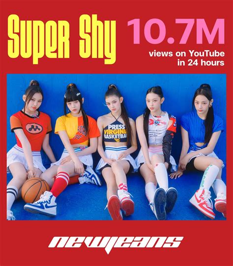 Super Shy ของ Newjeans เป็น Mv แรกของวงที่มียอดวิวบน Youtube ทะลุ 10