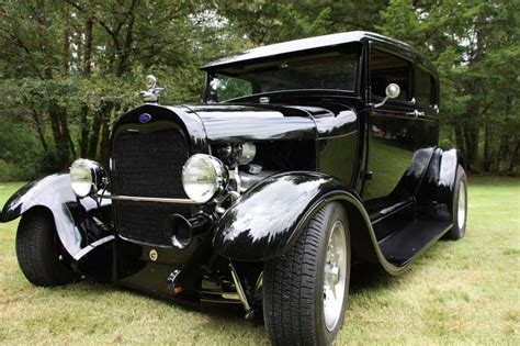 1928 Ford Model A Tudor Sedan Hot Rod Classic Picture Wallpapers ~ Hot Rod Cars