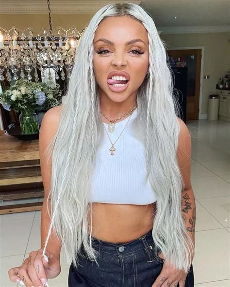 Jesy Nelson ‘looks Like A Different Person As She Debuts Ice Blonde Hair Transformation