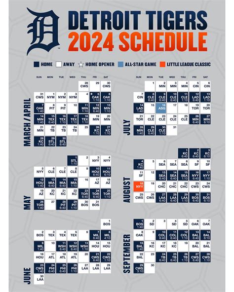 Tigers Schedule Today Schedule Billi Cherise