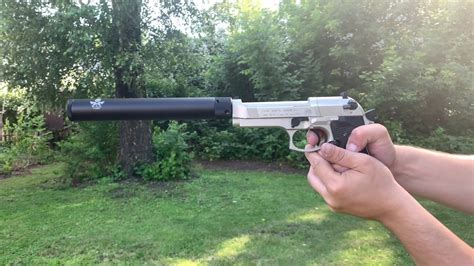 UMAREX Beretta 92 FS CO2 Suppressor YouTube