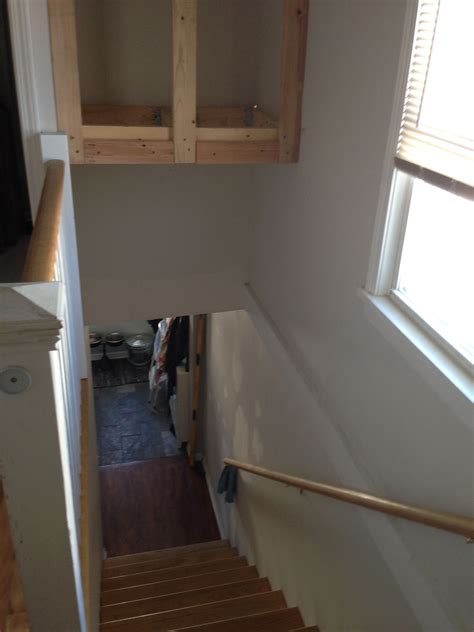 Over stairs storage space Space Above Stairs, Over Stairs Storage