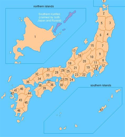 Japan Map Cities