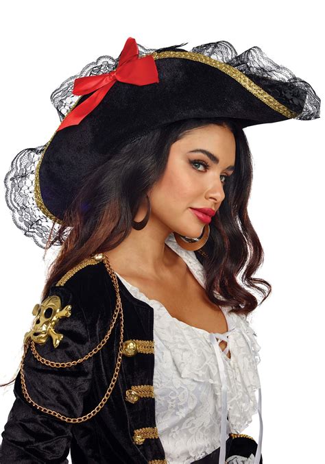 Women S Pirate Captain Costume Hat