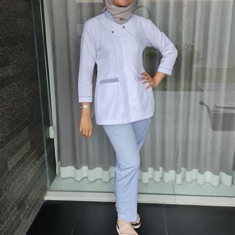 Jual Seragam Perawat Klinik Baju Suster Baby Sitter Shopee