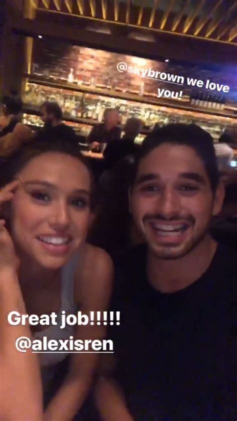 Alan Bersten And Alexis Ren Teamrenten Alexis Ren Dancing With The Stars Alexis