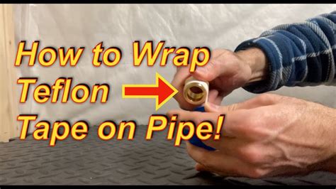 What Is The Correct Way To Apply Teflon Tape To Npt Youtube