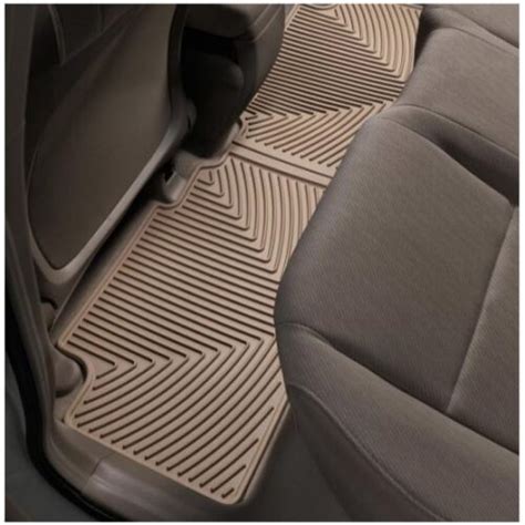 WeatherTech All Weather 1st And 2nd Row Tan Floor Mats 2012 2015