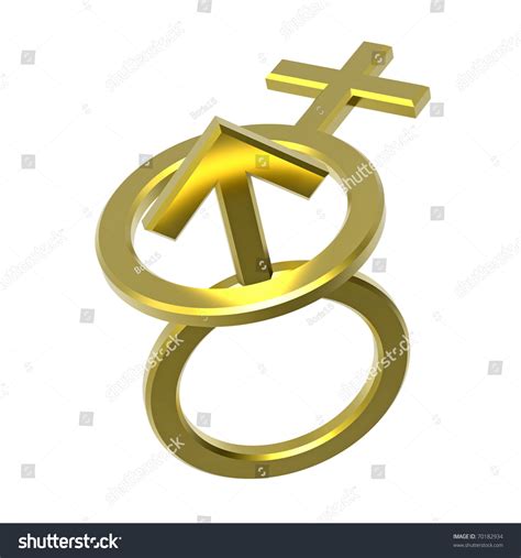 Male Female Sex Symbols Render Isolated 스톡 일러스트 70182934 Shutterstock