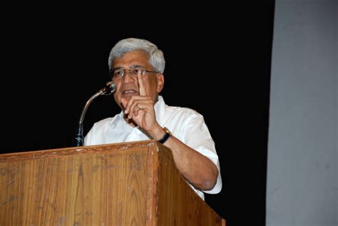 Prakash Karat addressing during the Left Parties' Political Convention ...