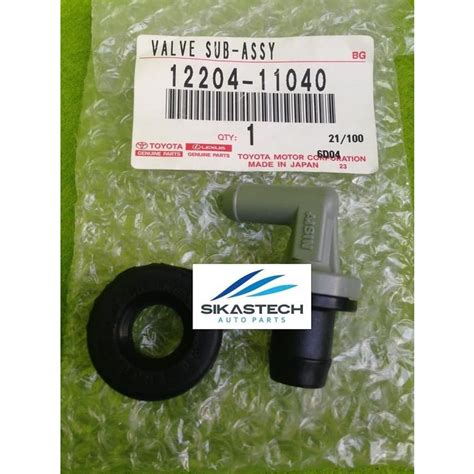 Jual Gratis Ongkir Pcv Valve Klep Hawa Dan Grommet Set Toyota Starlet