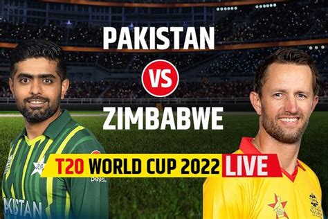 Highlights Pak Vs Zim Score T20 World Cup 2022 Zimbabwe Beat Pakistan