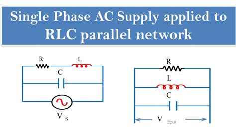 How To Solve Rlc Parallel Circuits Applied To Single Phase Ac Supply Youtube