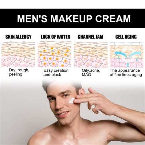 ZAROYEAX Men's Face Creams Refreshing and Non Greasy Concealer Acnes ...