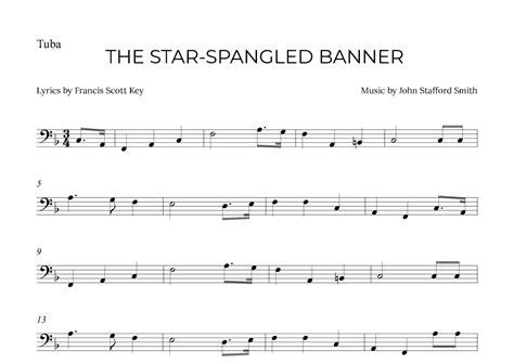 THE STAR SPANGLED BANNER Arr Alex Nunes Rodrigues By John Stafford