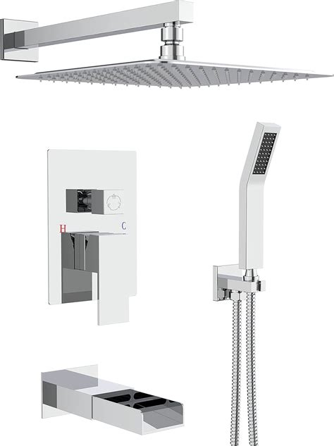 Rainsworth 3 Funktions Duschsystem Unterputz Mit Armatur Badewanne