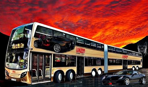 Super Double Decker Articulated Buss Riquelme Robles Marcos Eduardo