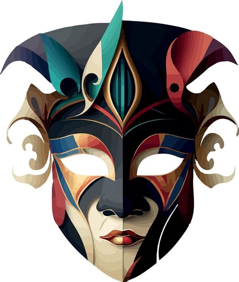 ornate colorful venetian mask 17378959 Vector Art at Vecteezy