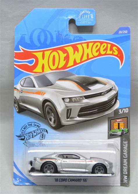 Hot Wheels 18 Copo Camaro Ss Silver Hw Dream Garage 20 Mattel 310 B2 Ebay