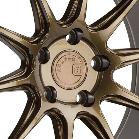 Aodhan Ds Wheels Bronze With Machined Lip Rims