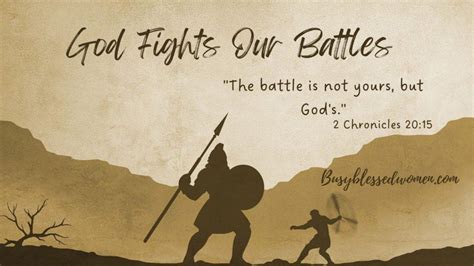 Bible Verses On How God Fights Our Battles