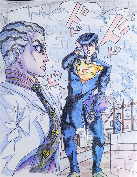 [fanart] Josuke Vs Kira R Stardustcrusaders