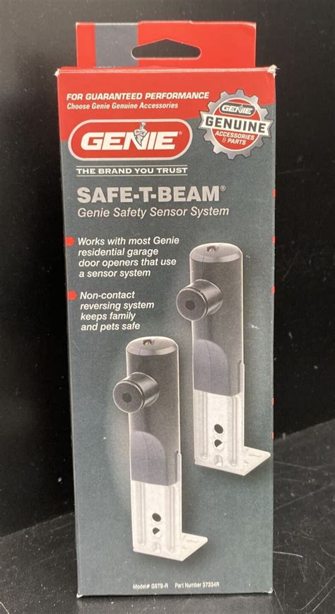 Genie Gstb R Safety Sensor System Safe T Beam 37334r For Garage Door Openers Ebay