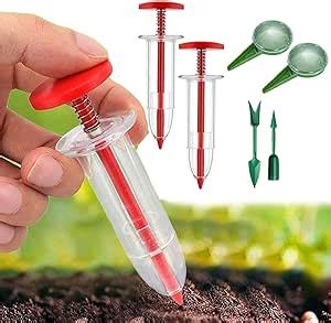 Mini Seed Spreader Mini Sowing Seed Dispenser Small Seed Planter Tool