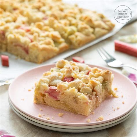 Rhabarberkuchen Mit Streuseln Backen Macht Gl Cklich