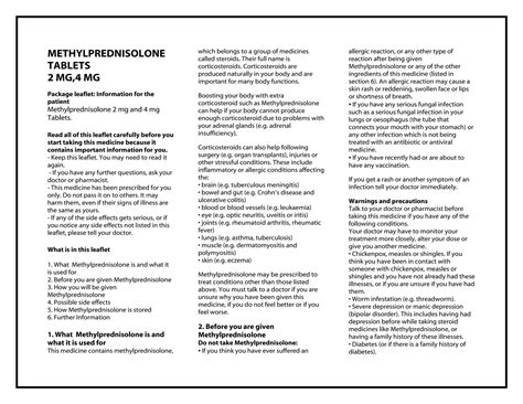Methylprednisolone Dosage, Forms, And Strengths – JCXJ