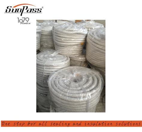 Virgin Braided Ceramic Fiber Square Rope China Ceraic Braided