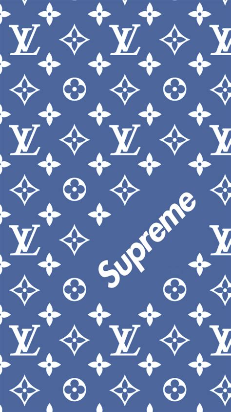 Black Louis Vuitton X Supreme Wallpaper - Download Free Mock-up