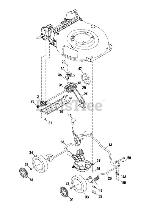 Snapper Sp 105 7800956 00 Snapper 21 Walk Behind Mower 775 Series Briggs Drive Group Parts