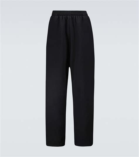 Balenciaga Baggy Sweatpants In Black For Men Lyst