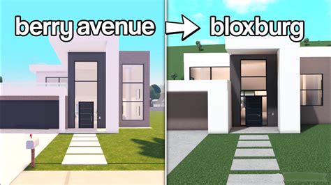 Recreating A Berry Avenue House In Bloxburg Youtube