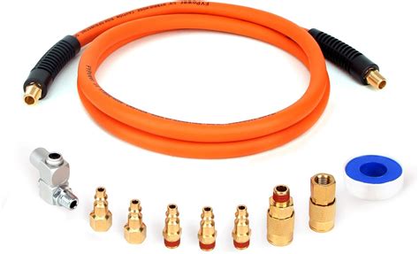 Fypower Pieces Hybrid Lead In Air Hose Kit Inch X Ft Whip Air