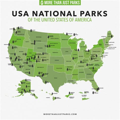 American National Parks Map - Marjy Shannen