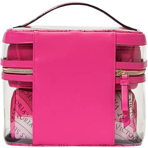 Victorias Secret 4 In 1 Hot Pink 4 Pc Set Cosmetic Bags Clothing And Accessories Shop The