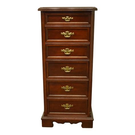 Bassett Furniture Eden House Traditional Style Cherry 24 Lingerie Chest 2072 0259 Chairish