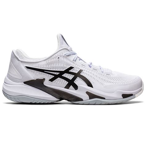 Asics Court Ff Mens Tennis Shoe White Black Tennis Point