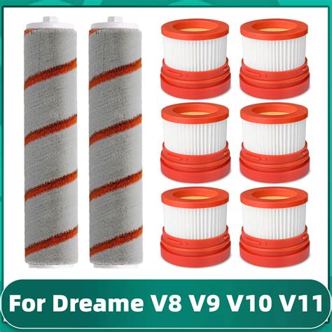 For Xiaomi Dreame V8 V9 V9b V9p Xr V10 V11 Roller Brush Hepa Filter