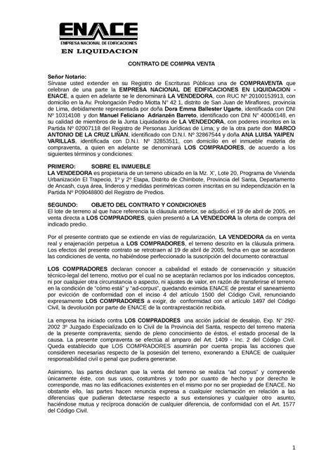 Semana 9 Tema 1 Tarea Llenar Un Contrato CONTRATO DE COMPRA VENTA