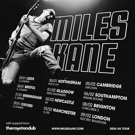 Miles Kane Announces January February Uk Headline Tour