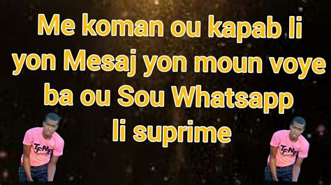 Me Koman Ou Kapab Li Yon Mesaj Yon Moun Voye Ba Ou Sou Whatsapp Li