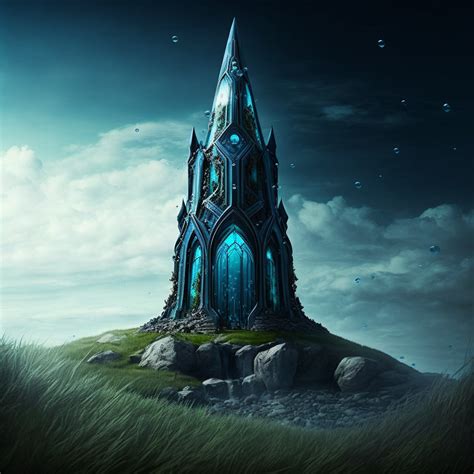 Crystal Tower 1 Midjourneyai 12 31 2022 By Riverfox1 On Deviantart