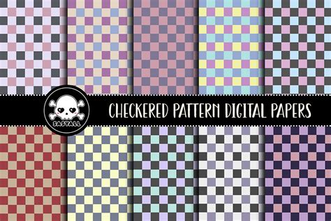 Seamless Checkered Patterns Graphic By Sasyall Creative Fabrica